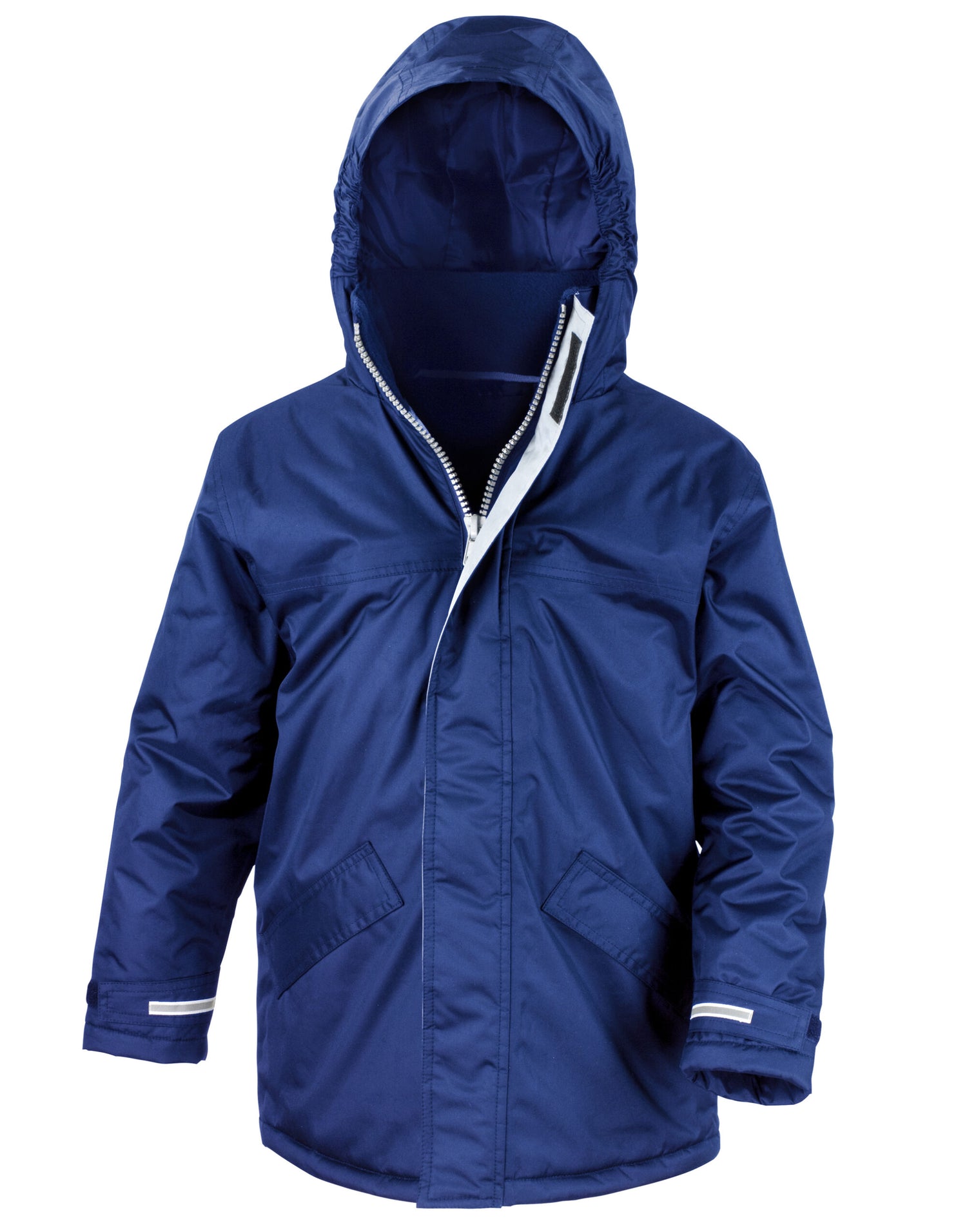 Result Core Youth Winter Parka r207jy - Royal Blue - Customisable Outerwear