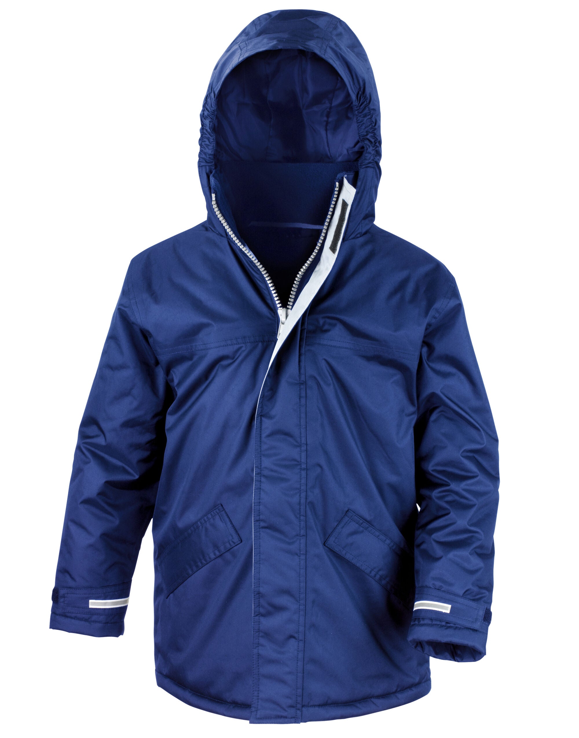 Result Core Youth Winter Parka r207jy - Royal Blue - Customisable Outerwear