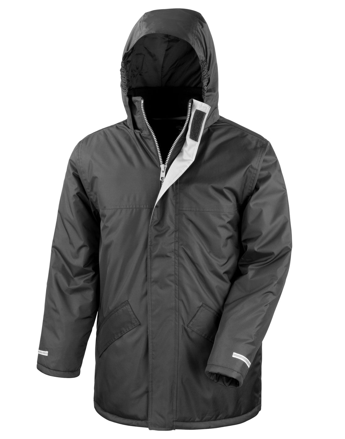 Result Core Winter Parka R207X - Black - Customisable Outerwear