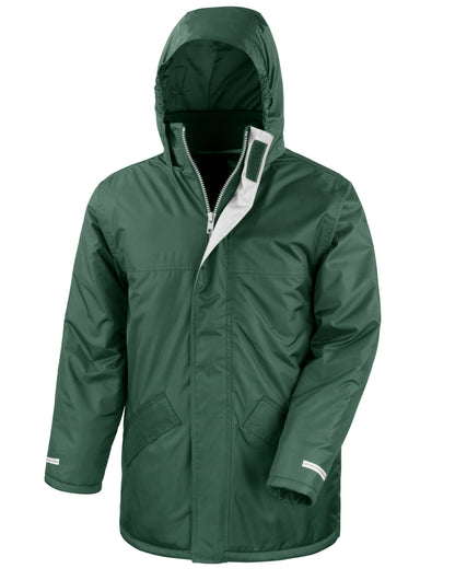Result Core Winter Parka R207X - Bottle Green - Customisable Outerwear
