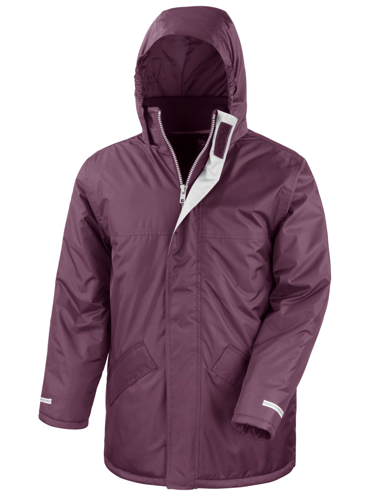 Result Core Winter Parka R207X - Burgundy - Customisable Outerwear