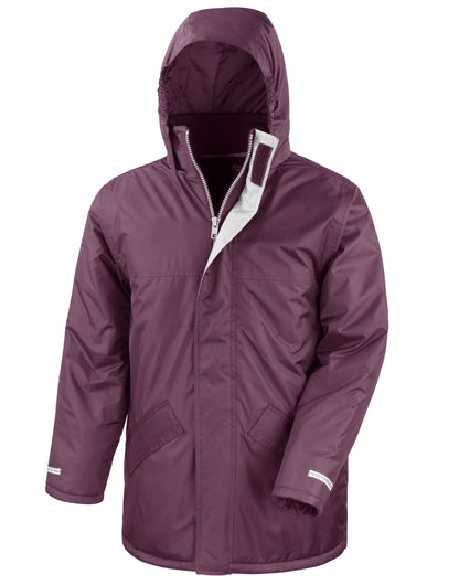 Result Core Winter Parka R207X - Burgundy - Customisable Outerwear