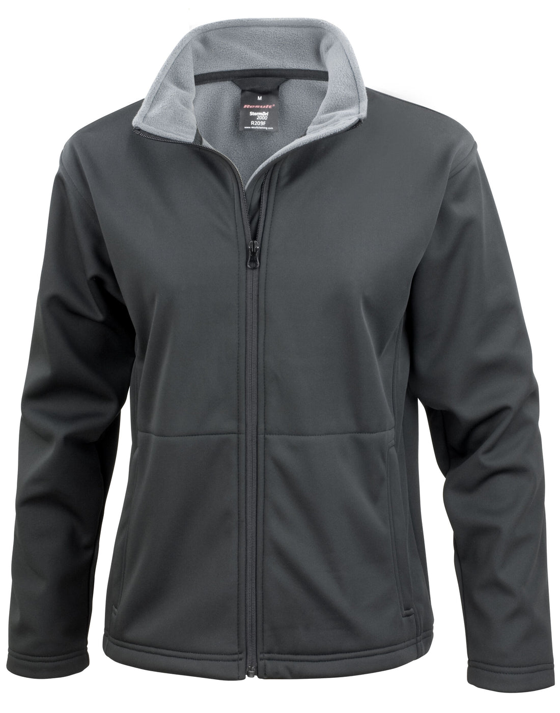 Result Core Ladies Soft Shell Jacket R209F - Black - Customisable Jackets