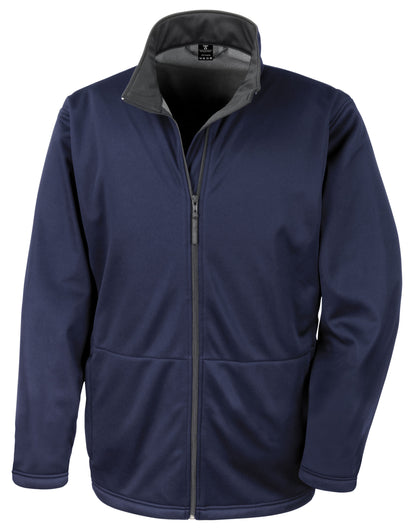 Result Core Mens Soft Shell Jacket R209M - Navy - Customisable Jacket