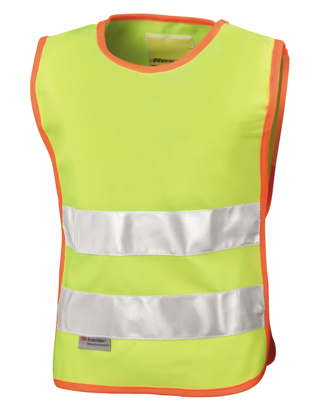 Result SafeGuard Junior Hi Vis Tabard R212J - Hi-Vis Yellow - Customisable Tabard