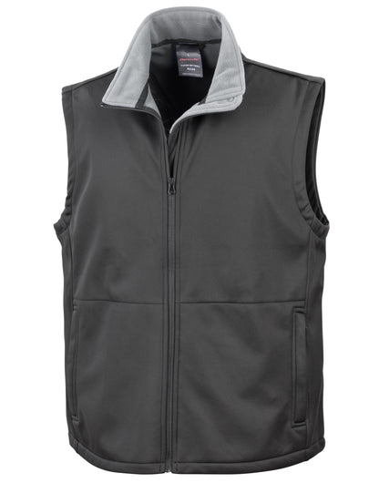 Result Core Soft Shell Bodywarmer R214X - Black - Customisable Bodywarmer