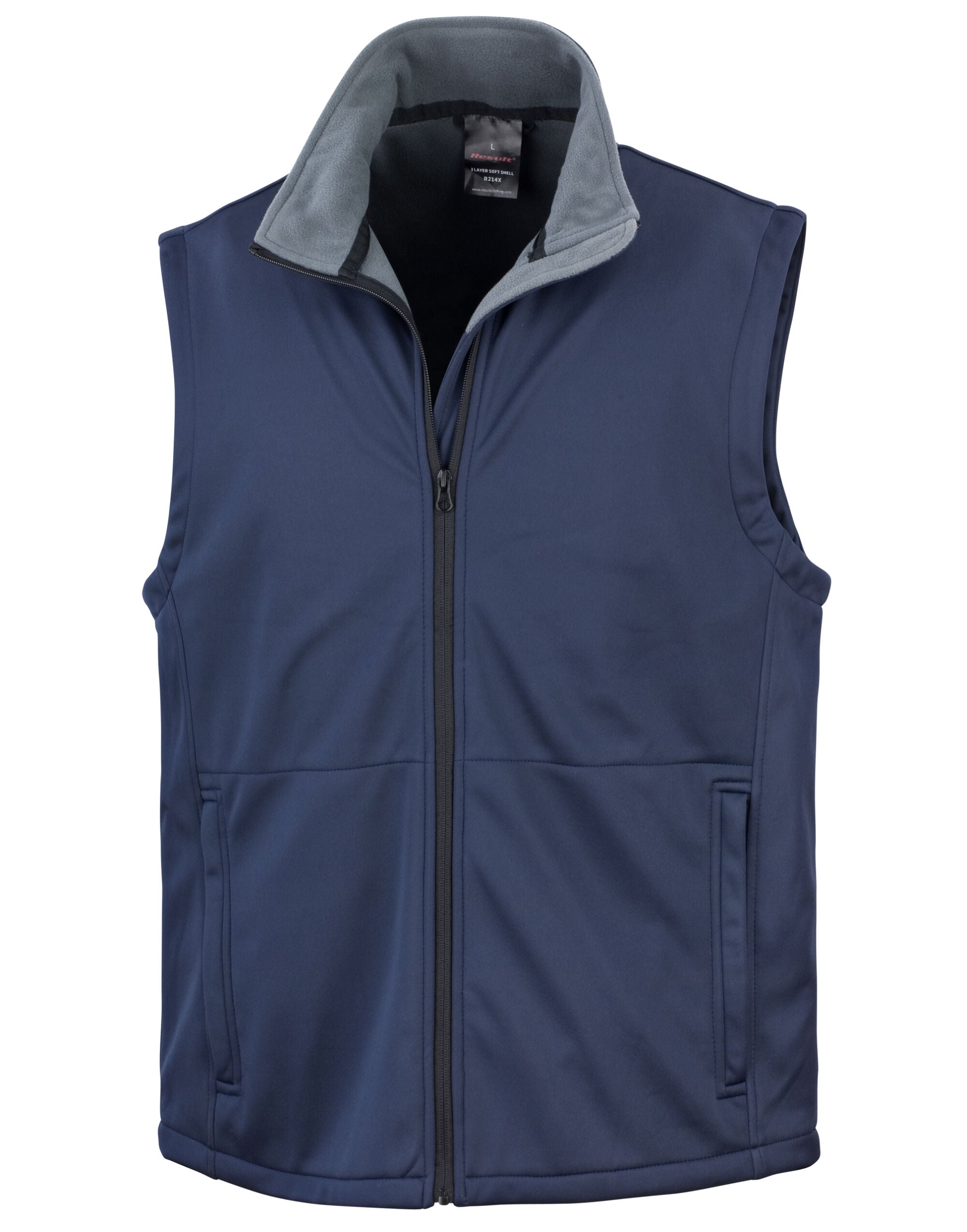 Result Core Soft Shell Bodywarmer R214X - Navy - Customisable Bodywarmer