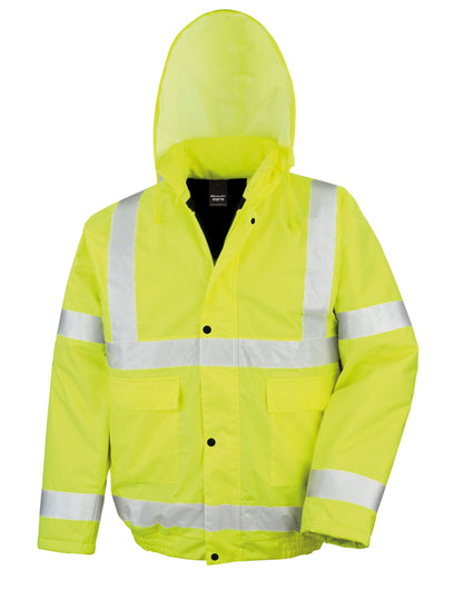 Result Safe Guard Winter Blouson Jacket R217X - Hi-Vis Yellow - Customisable Jacket
