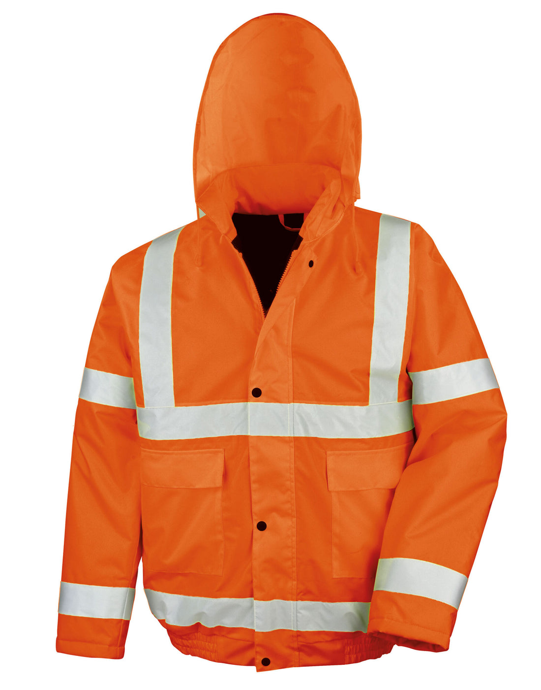 Result Safe Guard Winter Blouson Jacket R217X - Hi Vis Orange - Customisable Jacket