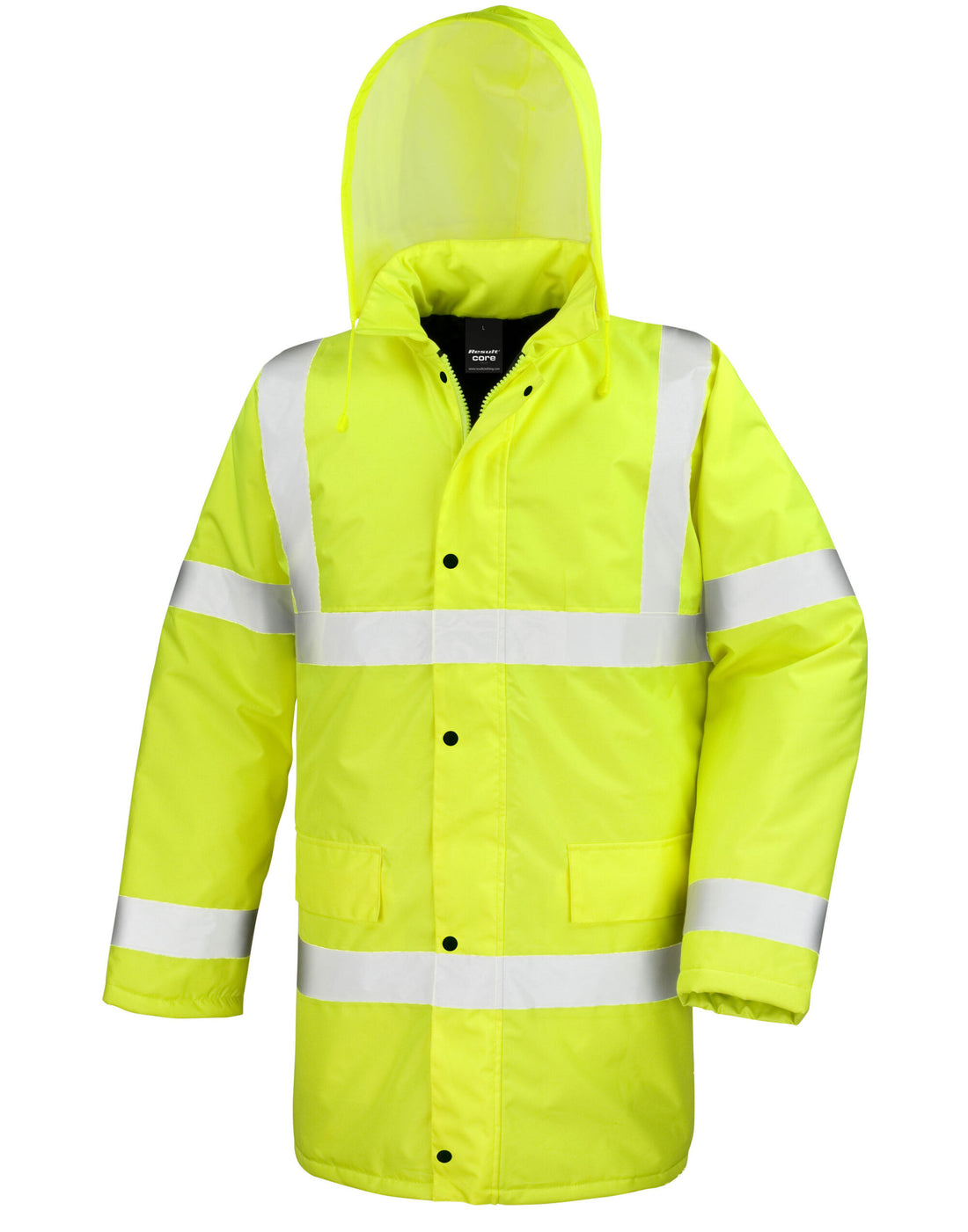 Result Safe Guard Motorway Jacket R218X - Hi-Vis Yellow - Customisable Jacket