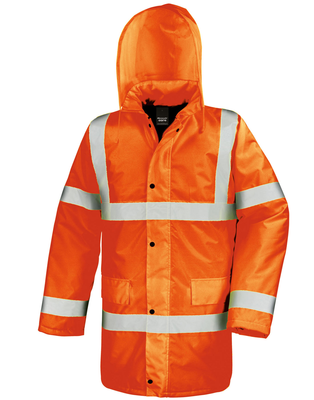 Result Safe Guard Motorway Jacket R218X - Hi Vis Orange - Customisable Jacket
