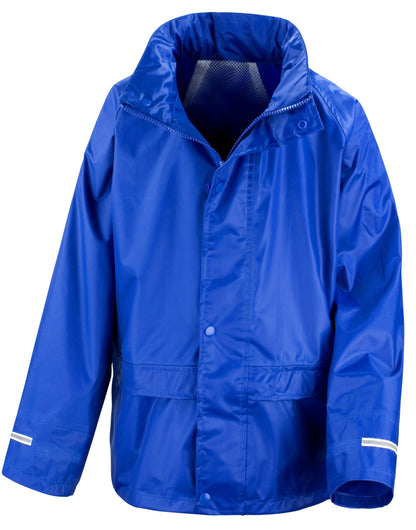 Result Core Junior Rain Suit R225J - Royal Blue - Customisable Outerwear