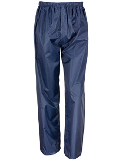 Result Core Rain Trousers R226X - Navy - Customisable Trousers