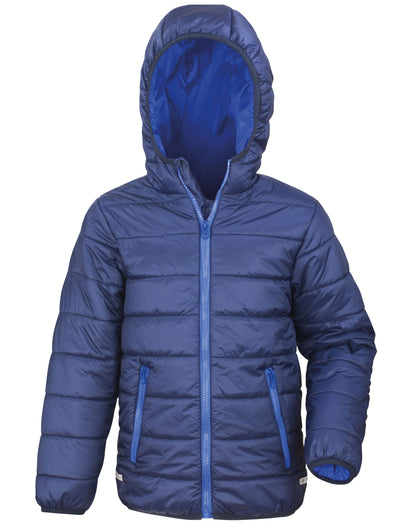 Result Core Junior Padded Jacket R233JY - Navy Royal - Customisable Jacket