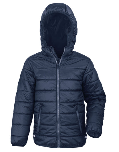 Result Core Junior Padded Jacket R233JY - Navy - Customisable Jacket