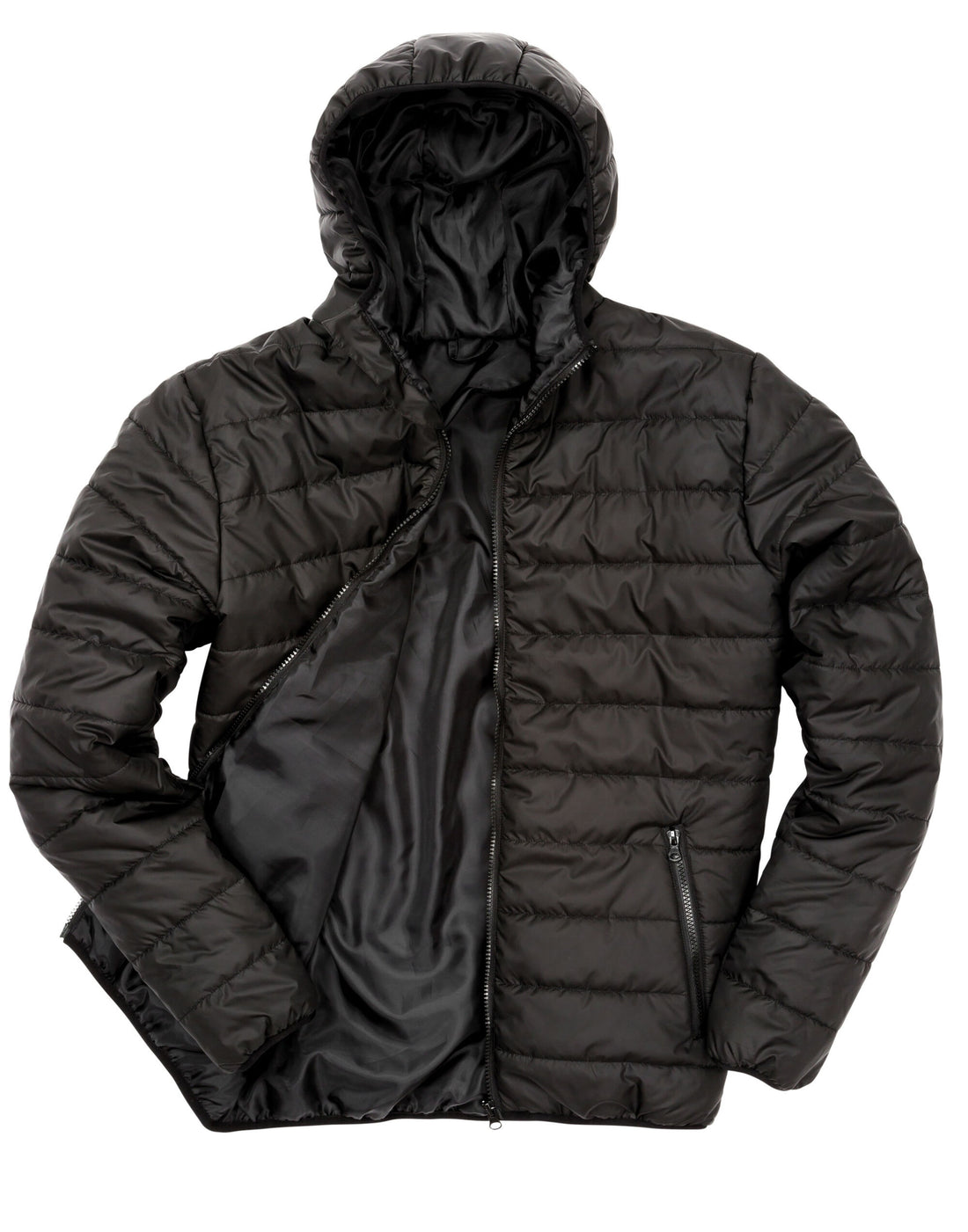 Result Core Mens Soft Padded Jacket R233M - Black - Customisable Jacket