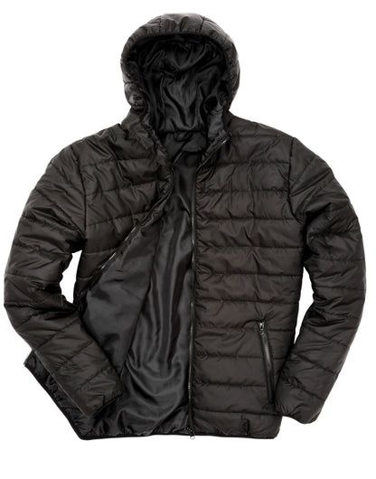 Result Core Mens Soft Padded Jacket R233M - Black - Customisable Jacket