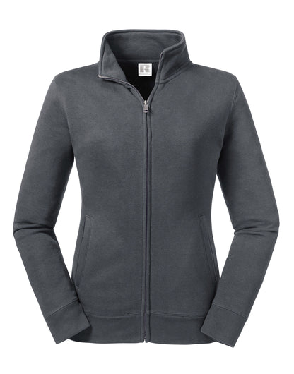 Russell Collection Russell Ladies Authentic Sweat Jacket R267F - Convoy Grey - Customisable Jackets