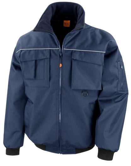 Result Workguard Sabre Pilot Jacket R300X - Navy - Customisable Jacket