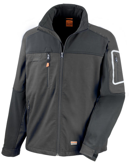 Result Workguard Sabre Stretch Jacket R302X - Black - Customisable Jacket