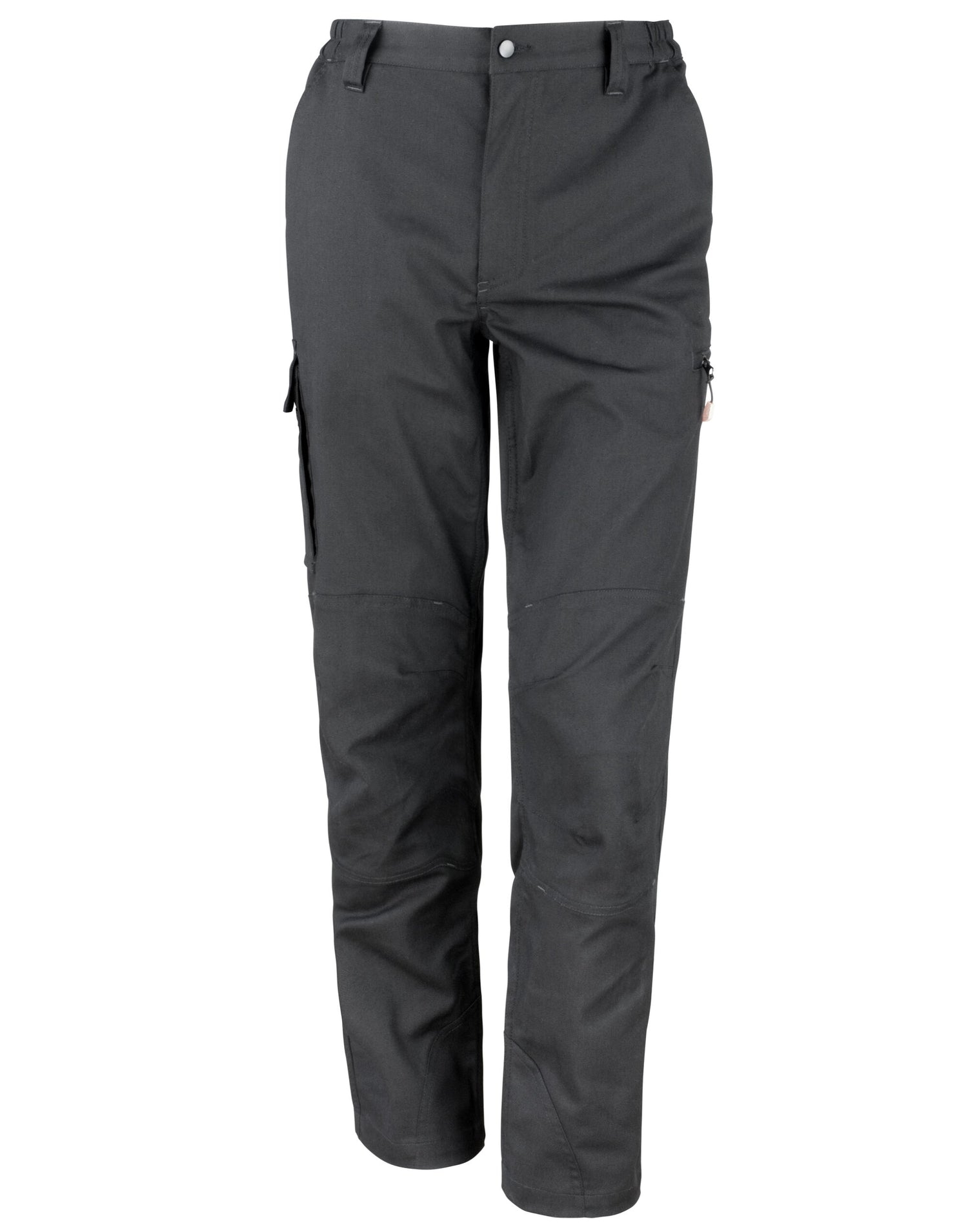 Result Workguard Stretch Trousers Reg R303XR - Black - Customisable Trousers
