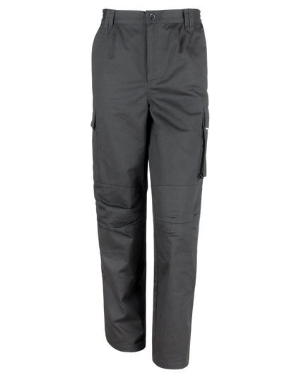 Result Workguard Womens Action Trousers R308F - Black - Customisable Trousers