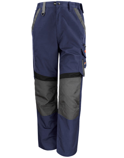 Result Workguard Technical Trousersreg R310XR - Navy Black - Customisable Trousers
