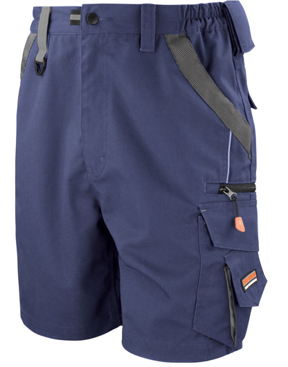 Result Workguard Technical Shorts R311X - Navy Black - Customisable Shorts