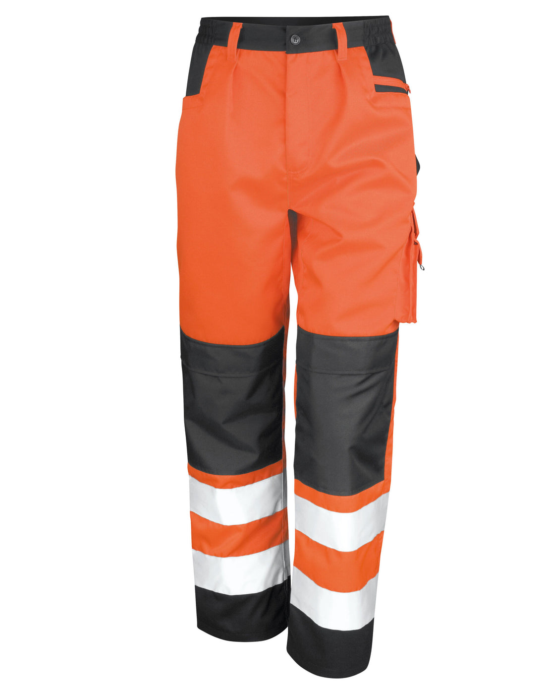 Result Safe Guard Safety Cargo Trousers R327X - Hi Vis Orange - Customisable Trousers