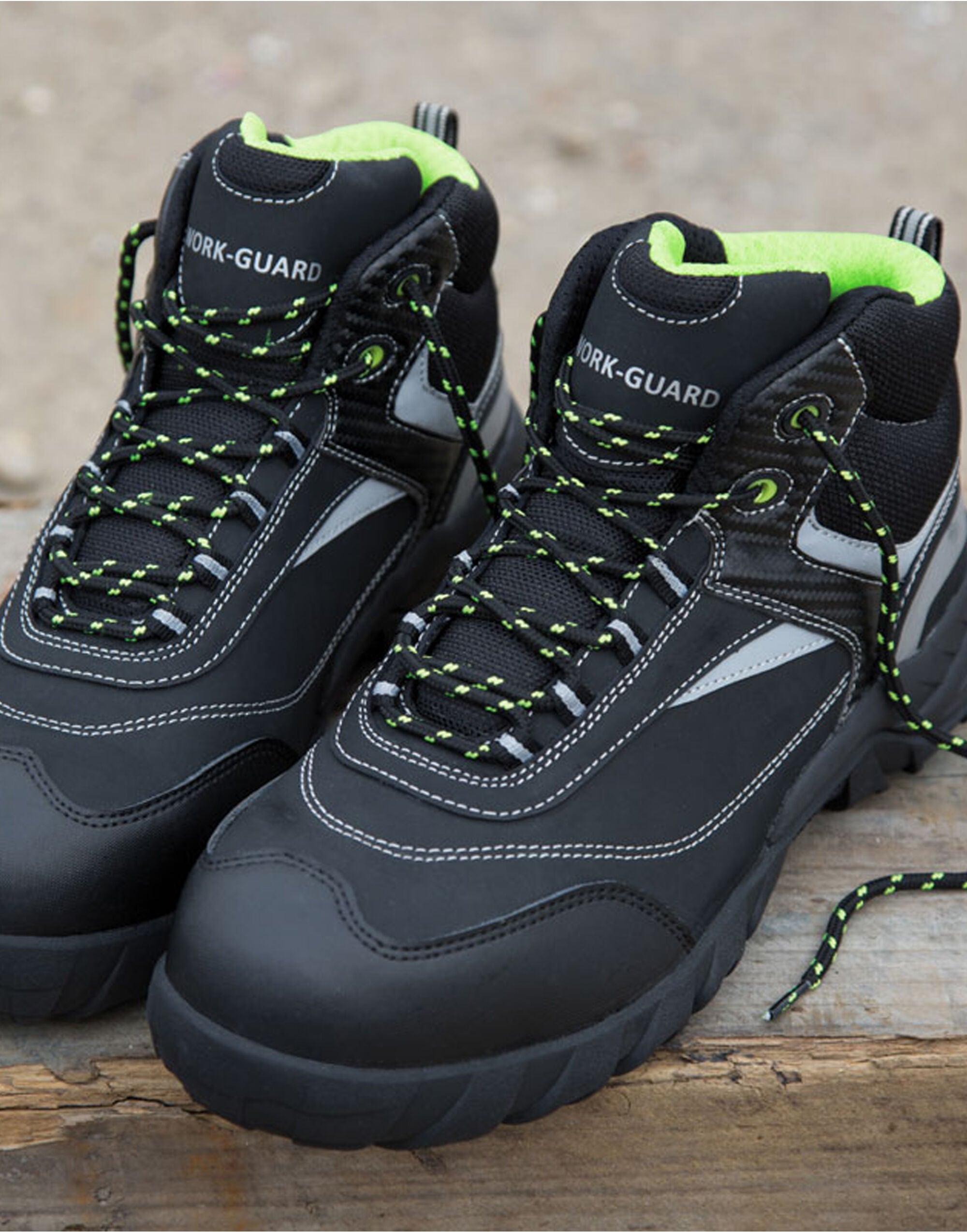 Result Workguard Blackwatch Safety Boot R339X - Black Silver - Customisable Boots