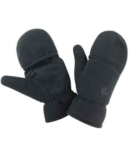 Result Winter Palmgrip Glove Mitt R363X - Black - Customisable Gloves