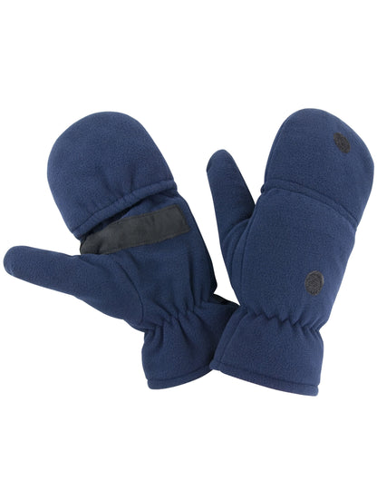 Result Winter Palmgrip Glove Mitt R363X - Navy - Customisable Gloves