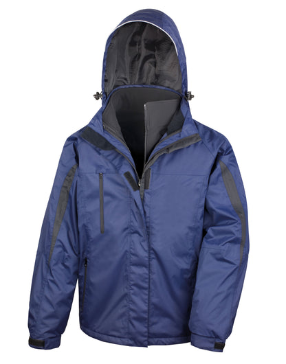 Result Mens 3 In 1 Journey Jacket R400M - Navy Black - Customisable Jackets
