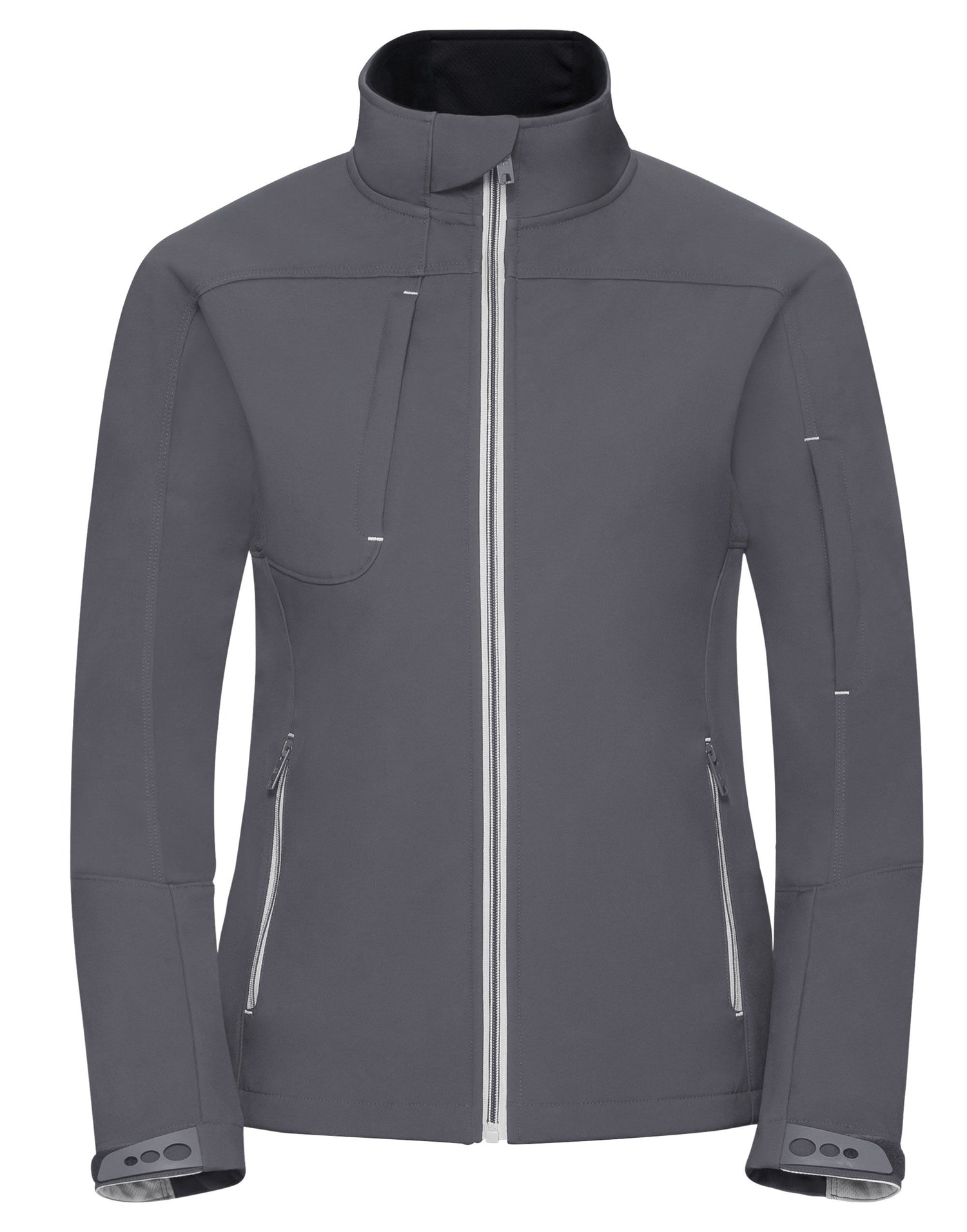 Russell Collection Russell Ladies Bionic Softshell Jacket R410F - Iron Grey - Customisable Softshell Jacket