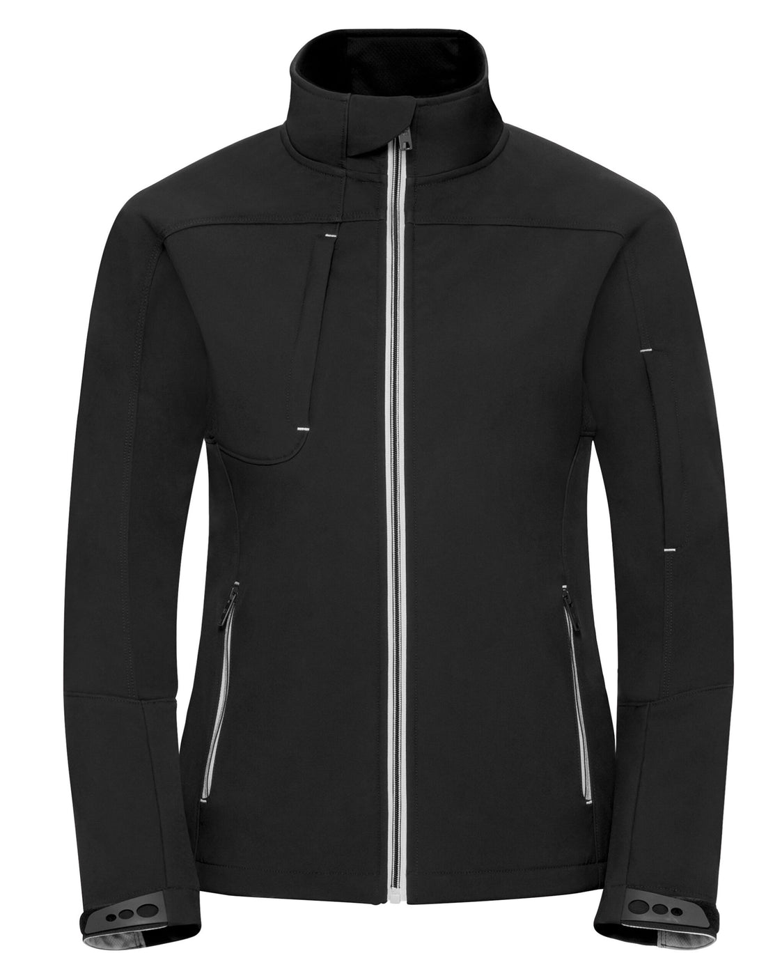 Russell Collection Russell Ladies Bionic Softshell Jacket R410F - Black - Customisable Softshell Jacket