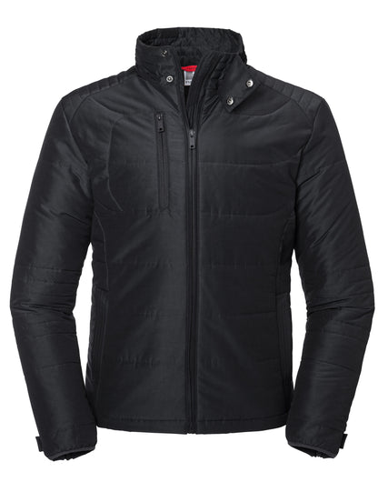 Russell Collection Russell Mens Cross Jacket R430M - Black - Customisable Jackets