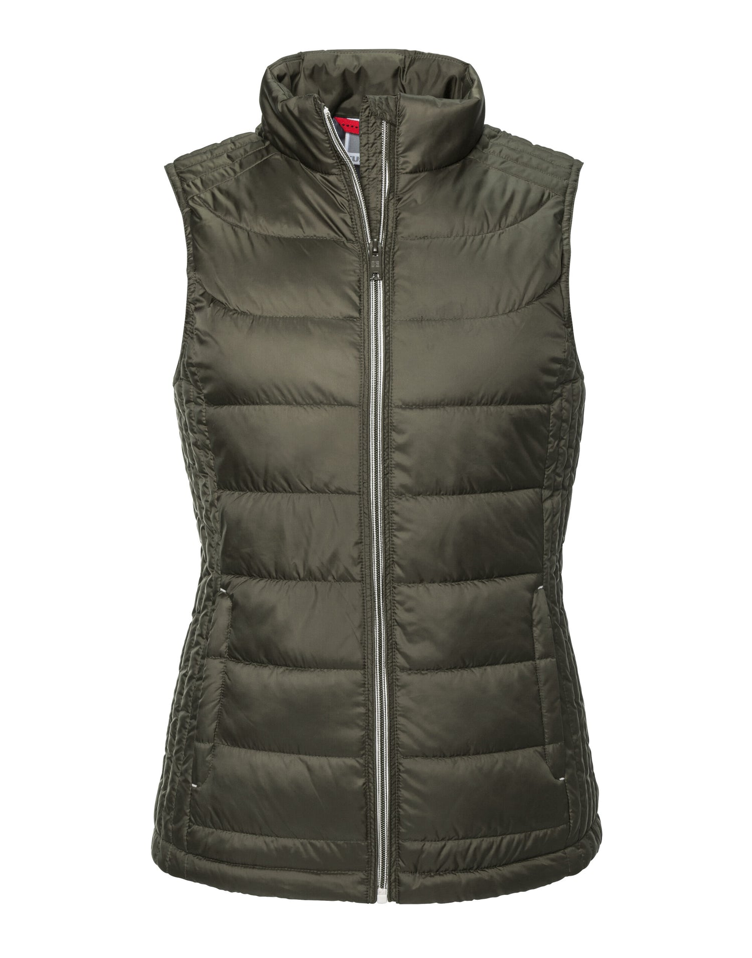 Russell Collection Russell Ladies Nano Bodywarmer R441F - Dark Olive - Customisable Gilets &amp; Body Warmers