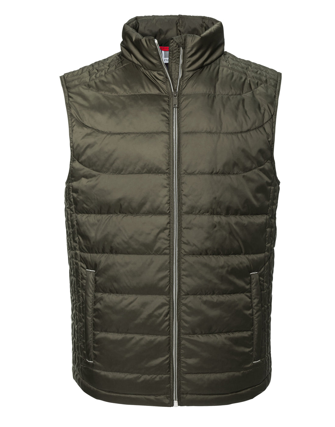 Russell Collection Russell Mens Nano Bodywarmer R441M - Dark Olive - Customisable Gilets &amp; Body Warmers
