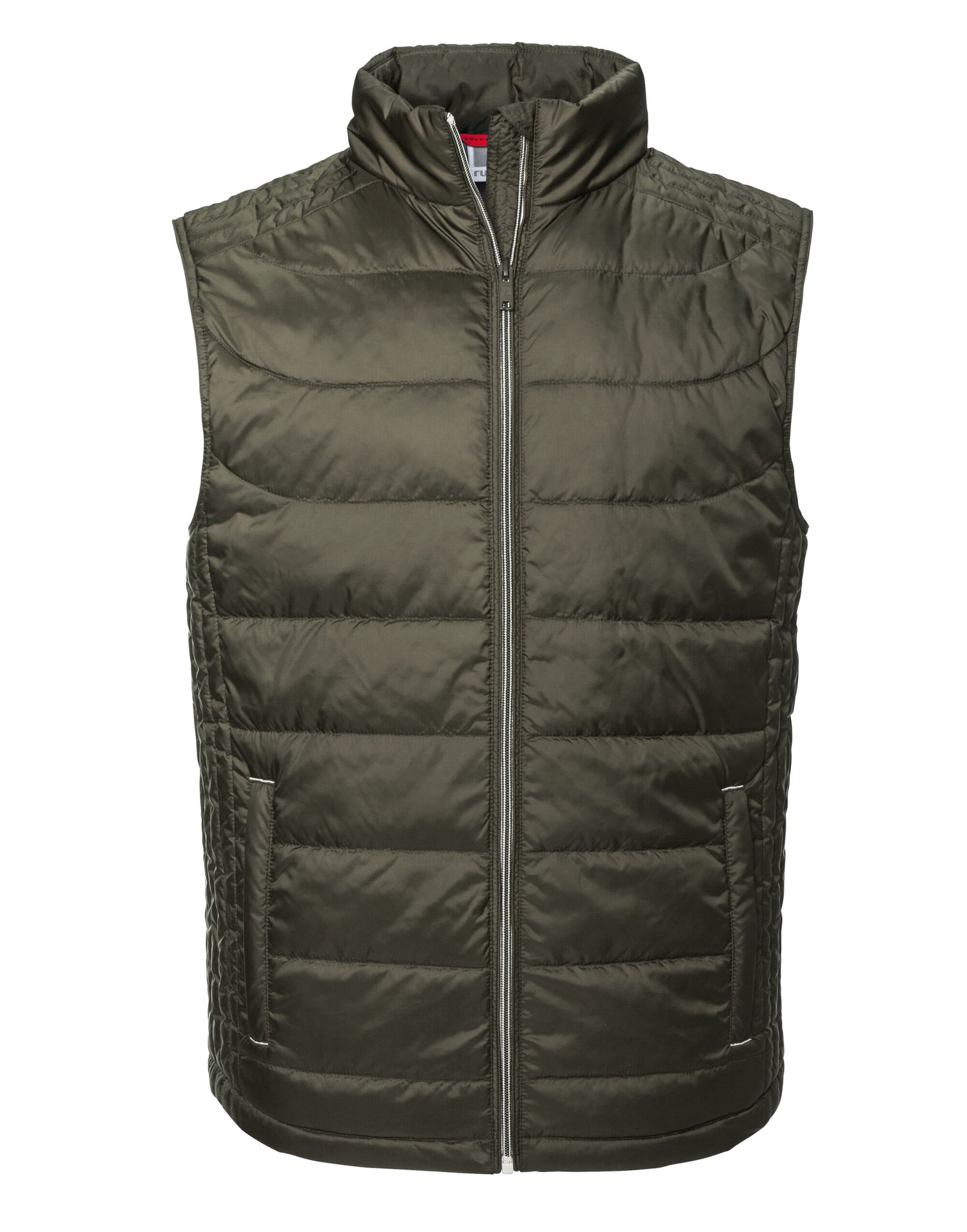 Russell Collection Russell Mens Nano Bodywarmer R441M - Dark Olive - Customisable Gilets &amp; Body Warmers