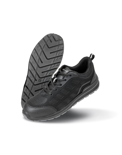 Result Workguard Unisex Safety Trainer R456X - Black - Customisable Trainers