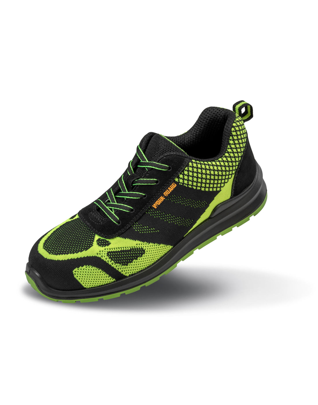 Result Workguard Hicks Safety Trainer r458x - Neon Green Black - Customisable Trainers