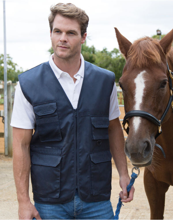 Result Workguard Safari Waistcoat R45X - - Customisable Jacket