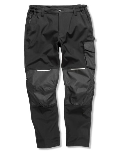 Result Workguard Slim Softshell Trousers R473X - Black - Customisable Trousers