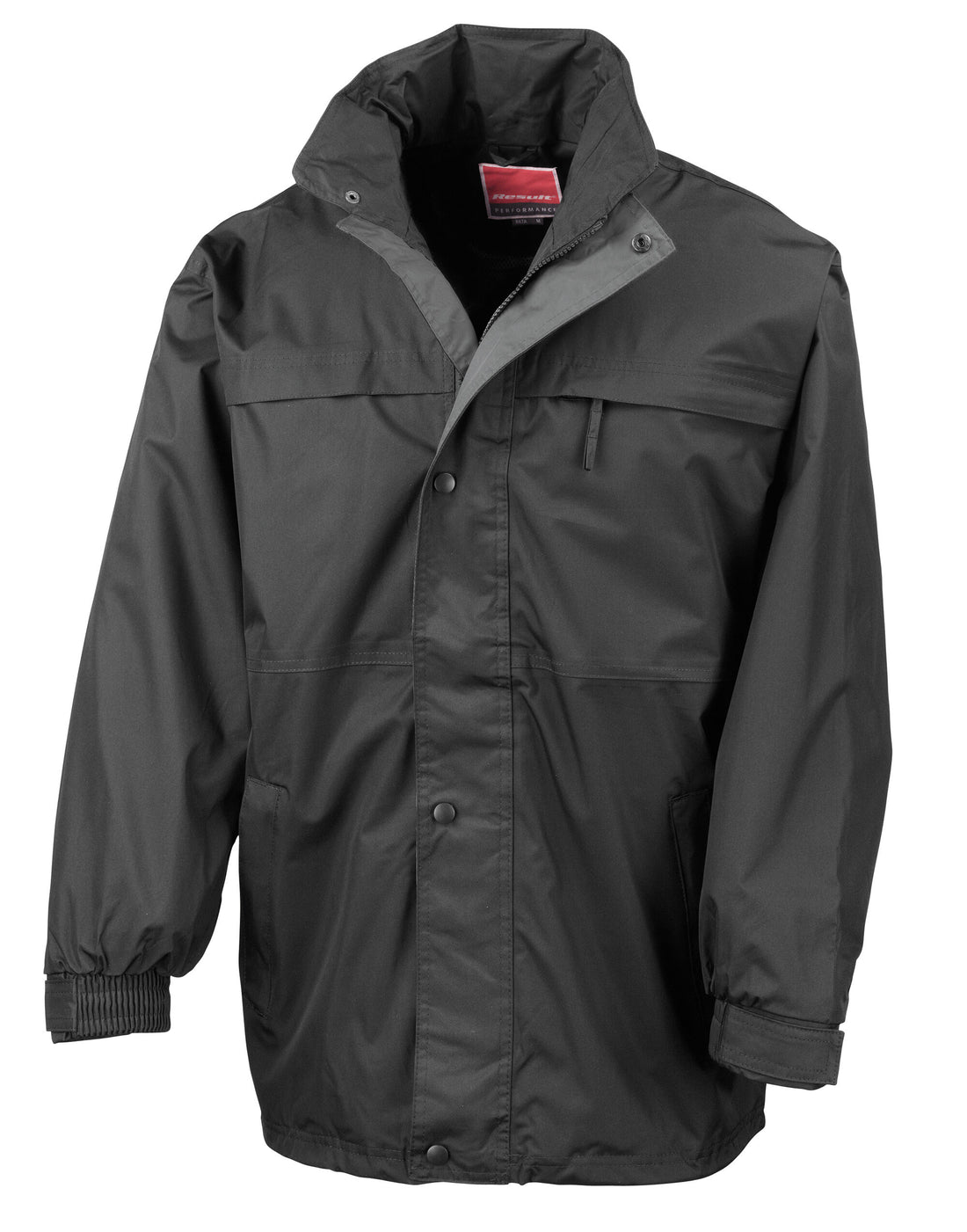 Result Multi Function Jacket R67X - Black Grey - Customisable Jackets