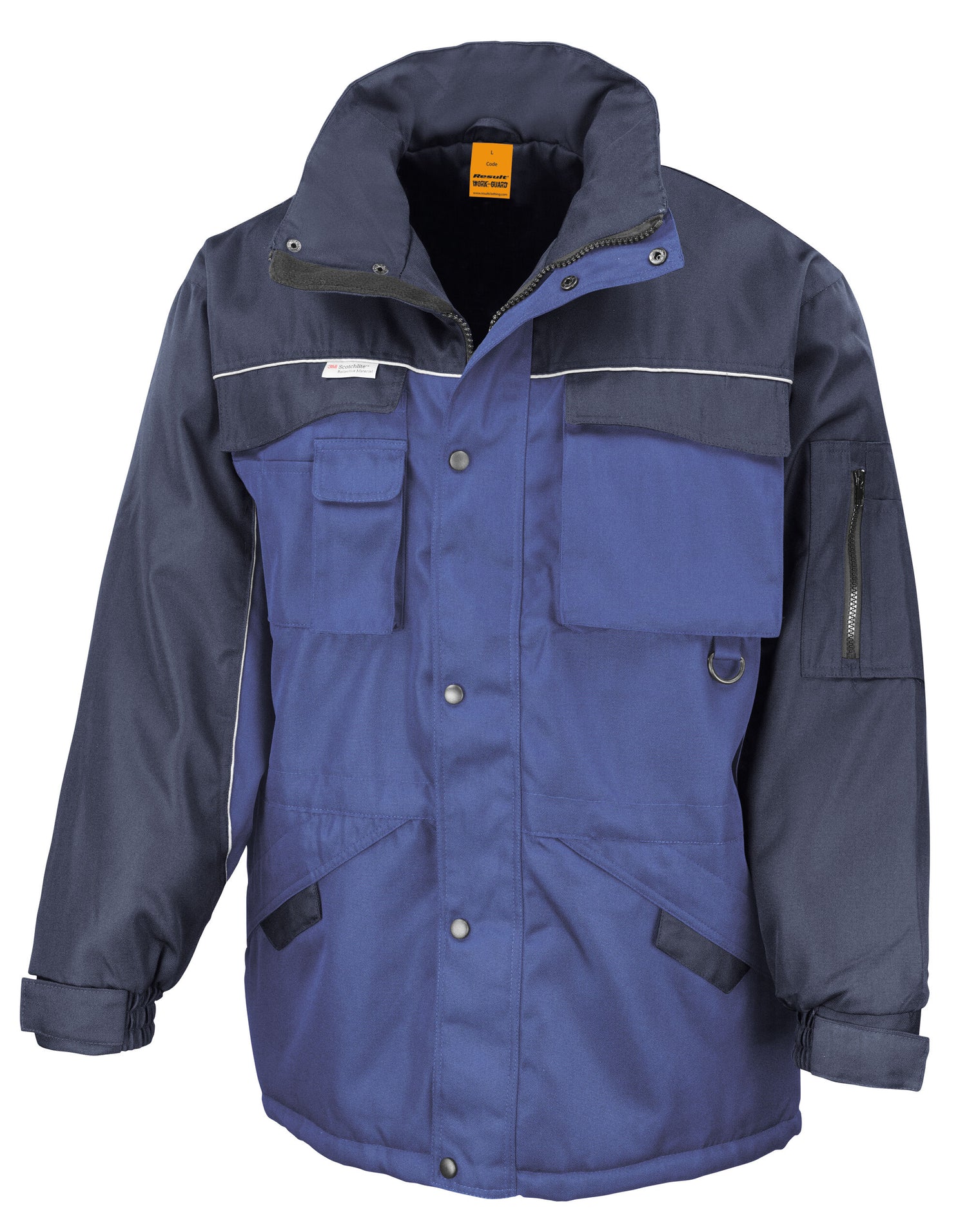 Result Workguard Combo Coat R72X - Royal Navy - Customisable Jacket