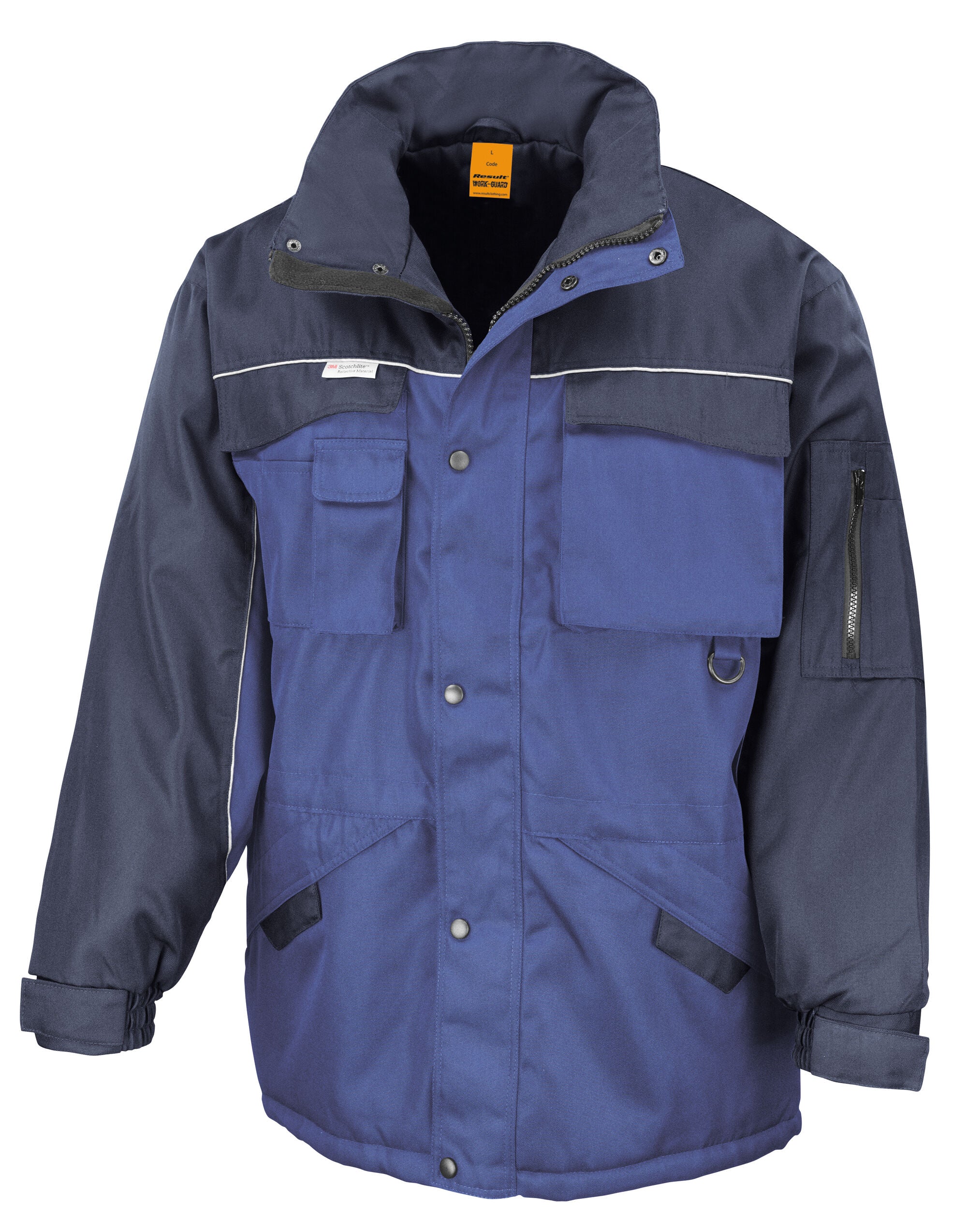 Result Workguard Combo Coat R72X - Royal Navy - Customisable Jacket