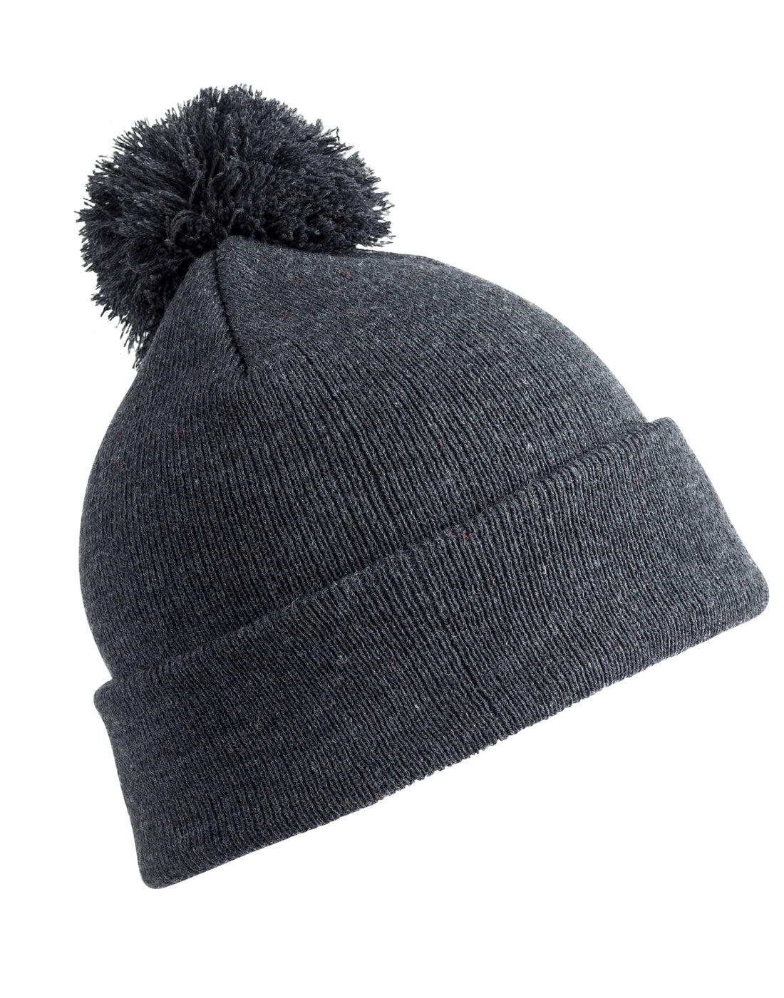 Result Winter Essentials Pom Pom Beanie rc028x - Grey O S - Customisable Caps