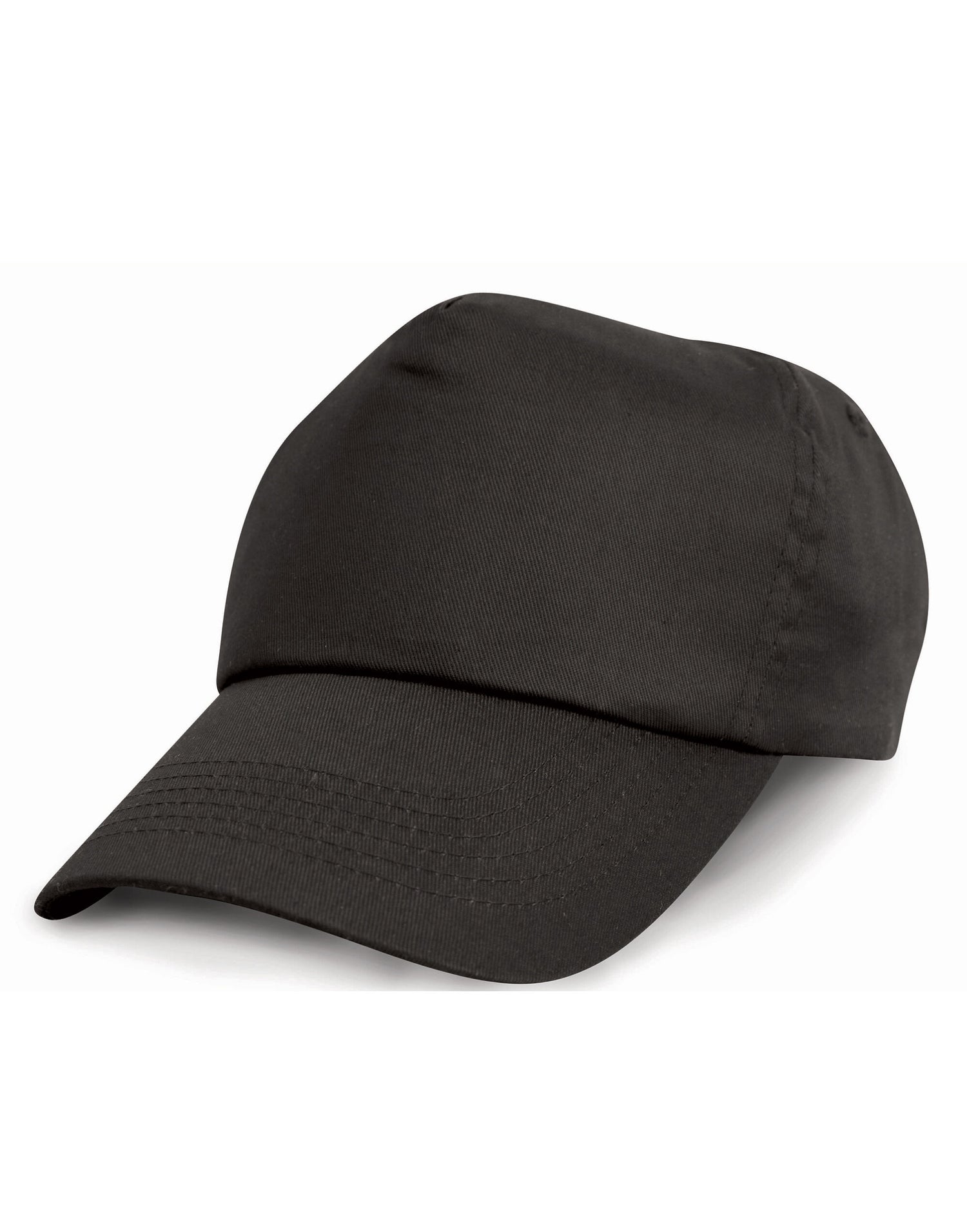 Result Cotton Cap rc05 - Black O S - Customisable Caps