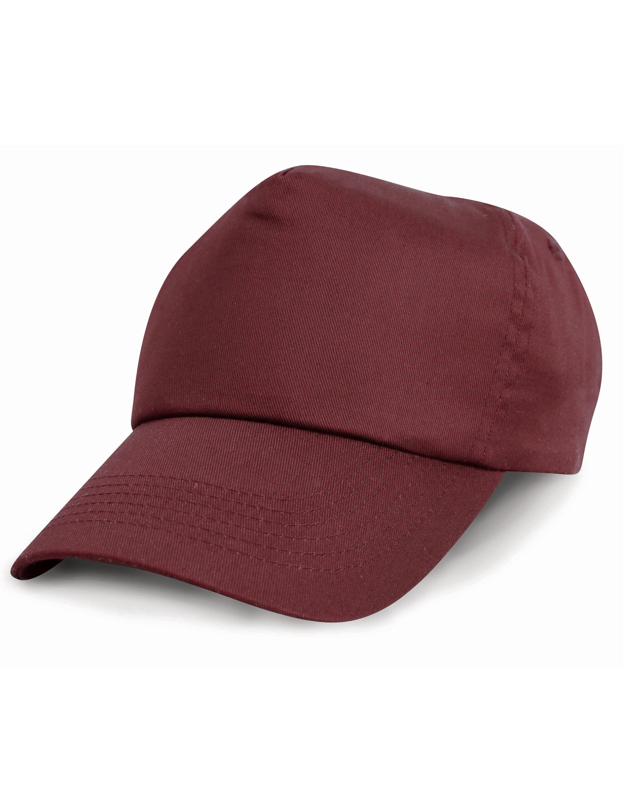 Result Cotton Cap rc05 - Burgundy O S - Customisable Caps