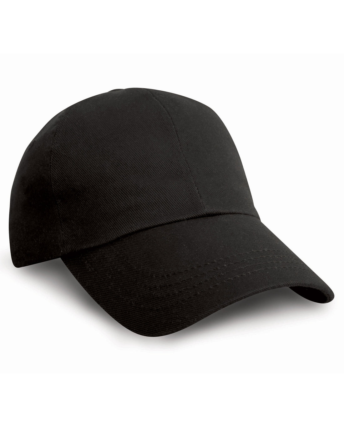 Result Heavy Cotton Pro Style Cap rc10 - Black O S - Customisable Caps